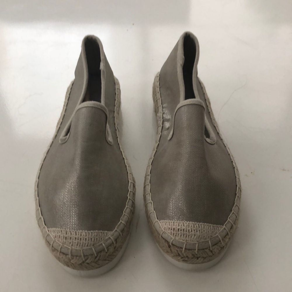 NWT Gold matte espadrilles - Picture 3 of 4